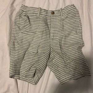 J Crew Boys Striped Linen Shorts